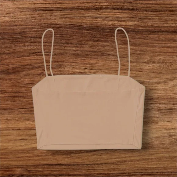 SHEIN Flirla Set of Four (4) Camisole Tops - Black, White, Apricot and Brown - Picture 5 of 6